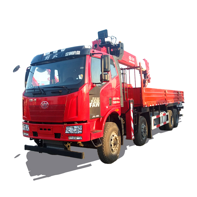 FAW 8x4 8 тонн телескопическая стрела автомобильный кран FAW 8x4 8 тонн телескопическая стрела автомобильный кран