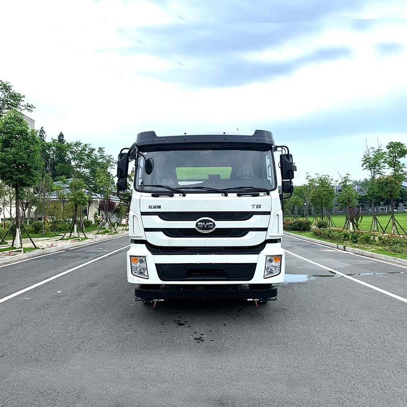 BYD pure electric road sweeper truck with high-pressure BYD pure electric road sweeper truck with high-pressure
