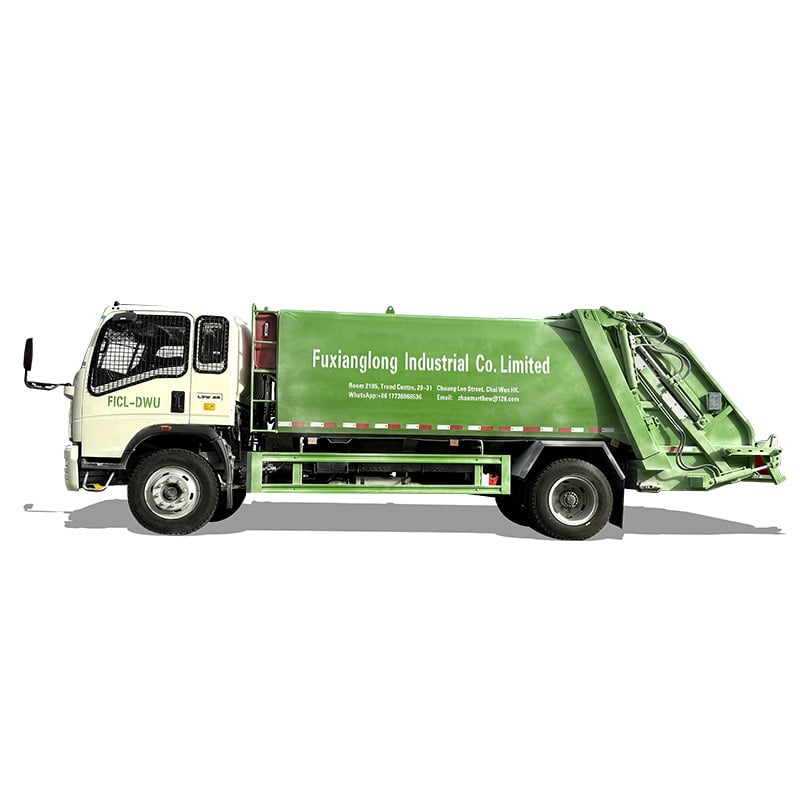 Howo 9 CBM 4x2 Маленький прессующий Мусоровоз на Продажу Howo 9 CBM 4x2 Маленький прессующий Мусоровоз на Продажу