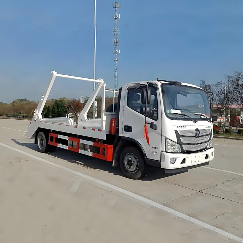 Foton 6m3 Swing Arm Container Rear Loader Garbage Truck Foton 6m3 Swing Arm Container Rear Loader Garbage Truck