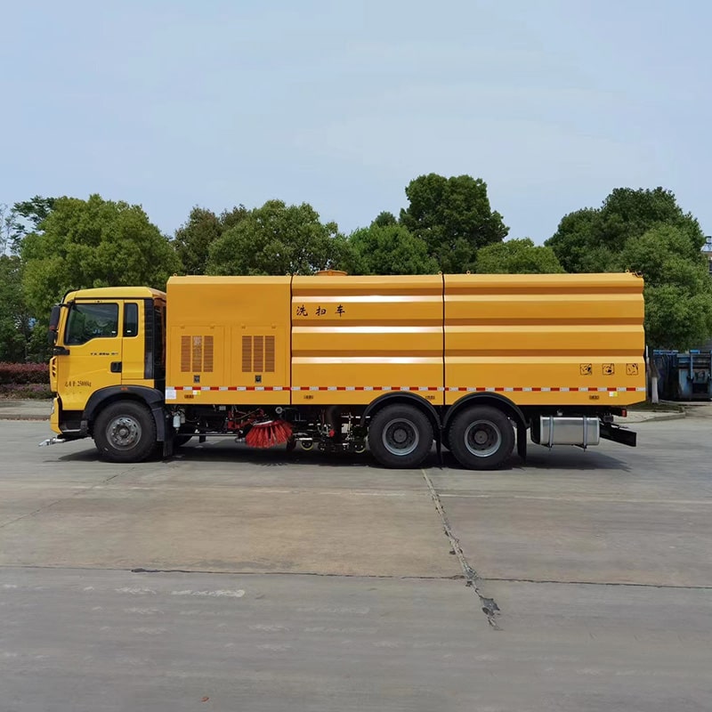 SINOTRUK high pressure 6*4 road street sweeper trucks SINOTRUK high pressure 6*4 road street sweeper trucks