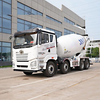FAW 8*4 heavy duty mixer truck 10 m3 with speed control