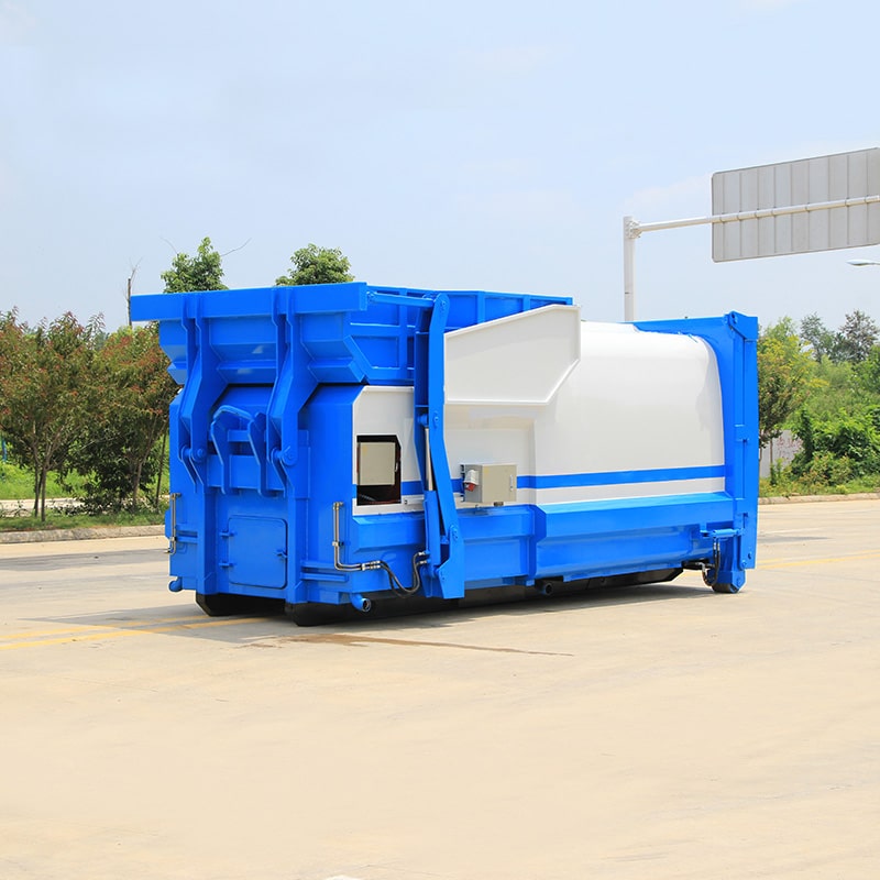 Станция для прессованных отходов Dongfeng hook arm 12cbm Станция для прессованных отходов Dongfeng hook arm 12cbm