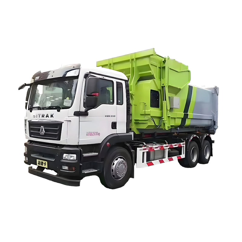Мусоровоз Sinotruk 25 тонн с гидравлической стрелой Мусоровоз Sinotruk 25 тонн с гидравлической стрелой