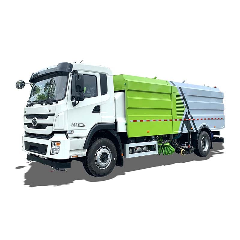 BYD pure electric road sweeper truck with high-pressure BYD pure electric road sweeper truck with high-pressure