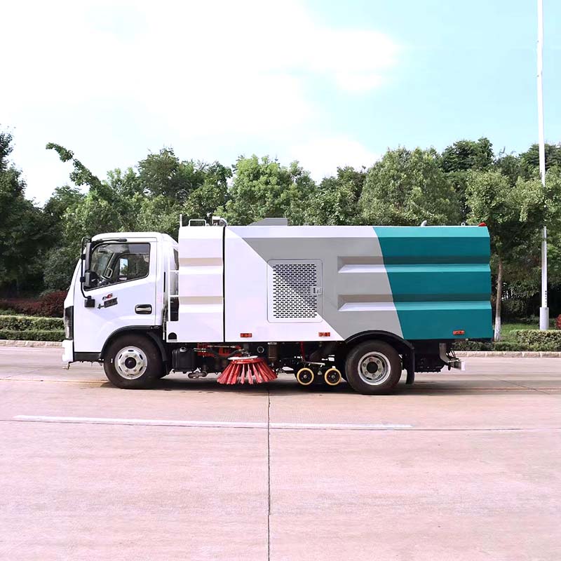 Dongfeng 4x2 Подметально-моечная машина высокого давления Dongfeng 4x2 Подметально-моечная машина высокого давления
