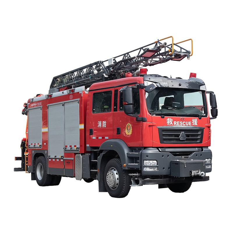 Howo 8 CBM Aerial Ladder Rescue Fire Fighting Truck Howo 8 CBM Aerial Ladder Rescue Fire Fighting Truck