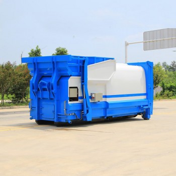 10 cbm cummins engine detachable garbage truck