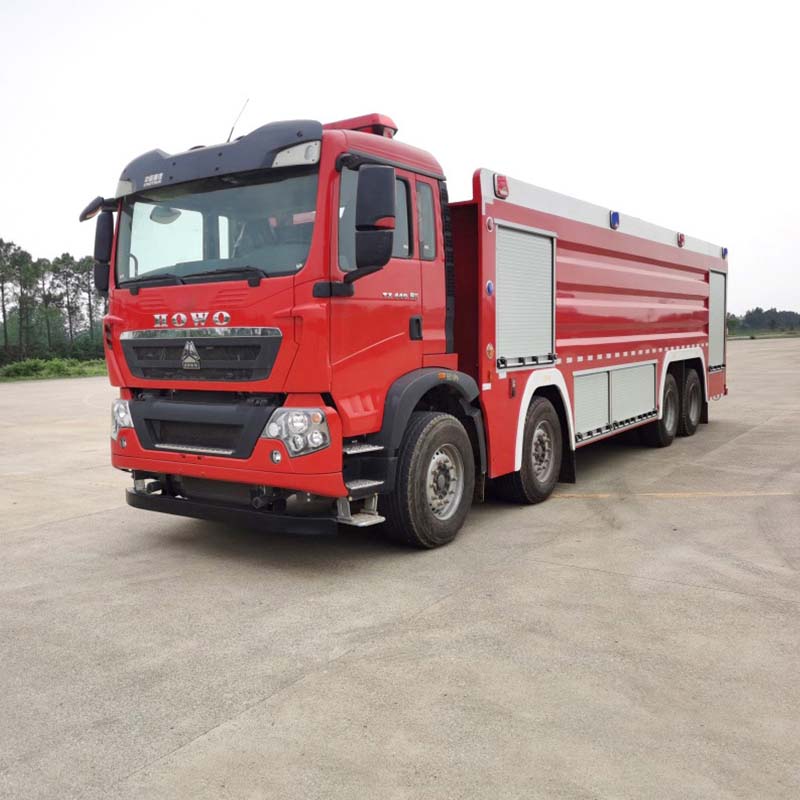 Camion-citerne à eau et mousse Howo 8x4 25 000 L pour pompiers Camion-citerne à eau et mousse Howo 8x4 25 000 L pour pompiers