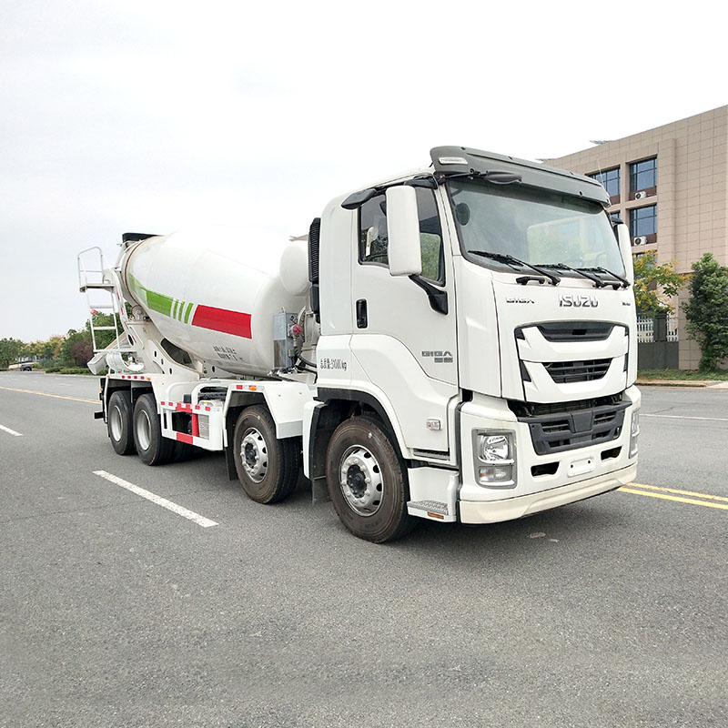 ISUZU 8*4 full power take-off concrete mixer truck ISUZU 8*4 full power take-off concrete mixer truck