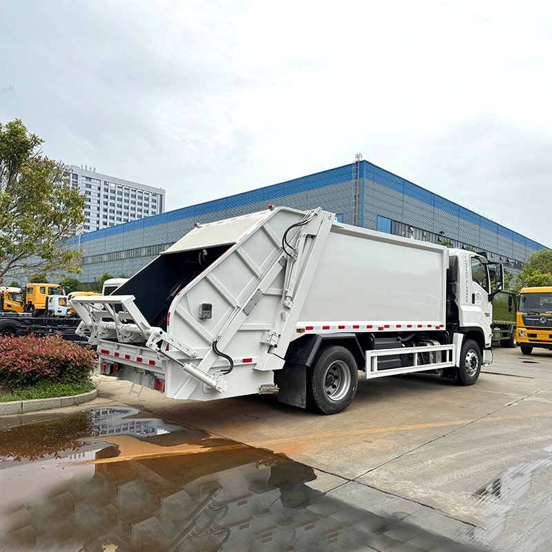 Camion à ordures compacteur Janpan Brand 4 x 2 15 CBM Camion à ordures compacteur Janpan Brand 4 x 2 15 CBM