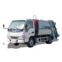 JAC 5cbm euro 2 3 4 5 compressed garbage truck