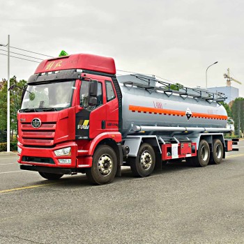 FAW 8*4 20 ton H2SO4 Acid Tank Trailer Sulfuric for sale