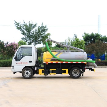 JAC 4*2 3cbm fecal septic tank truck with vaccum pump