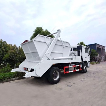 Мусоровоз Shacman 4x2 10 тонн 15 тонн с поворотным рычагом