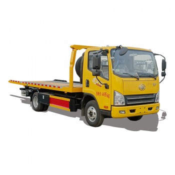 5 ton 4*2 FAW wrecker truck with wrecker bed for sale