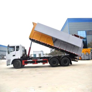 Dongfeng 6*4 docking refuse collector garbage truck