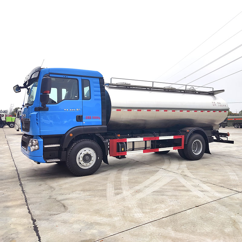 HOWO 4*2 Нержавеющая сталь 2 оси 13т молоковоз HOWO 4*2 Нержавеющая сталь 2 оси 13т молоковоз