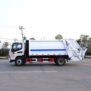 Jac 4x2 Rear Loading 6cbm Compressed Garbage Truck