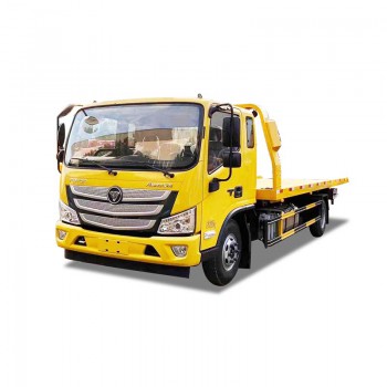 Foton diesel 5 ton flatbed wrecker tow truck