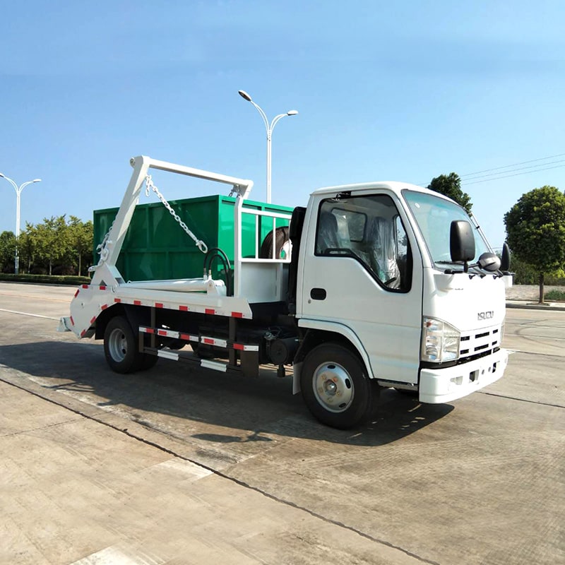 ISUZU 6 CBM Swing Arm Garbage Collection Skip Truck Price ISUZU 6 CBM Swing Arm Garbage Collection Skip Truck Price
