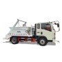 Sinotruk HOWO 4X2 5CBM Swing Arm Garbage Truck Rear Loader