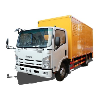 Isuzu 200 kw emergency power bank generator supply truck