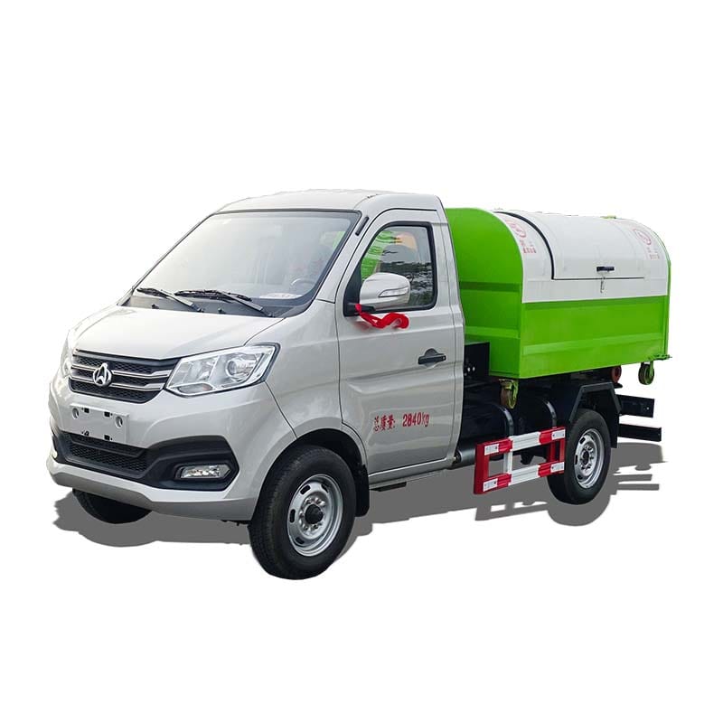 Changan небольшой мусоровоз с крюковым подъемником объемом 4 куб. м Changan небольшой мусоровоз с крюковым подъемником объемом 4 куб. м
