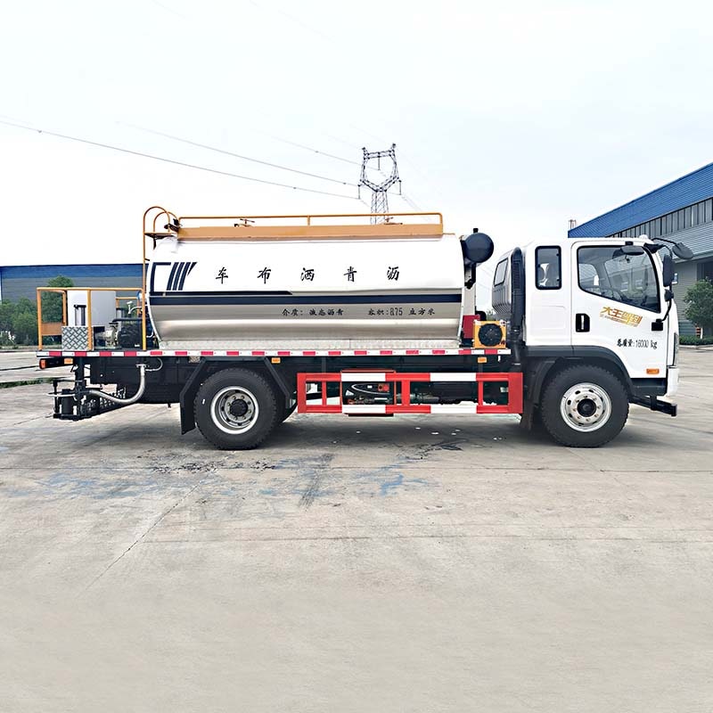 Faw 8000L Битумный Распределитель Грузовик Асфальтоукладчик Грузовик Faw 8000L Битумный Распределитель Грузовик Асфальтоукладчик Грузовик