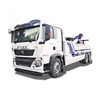 HOWO 50ton lifting & towing wrecker heavy duty tow truck