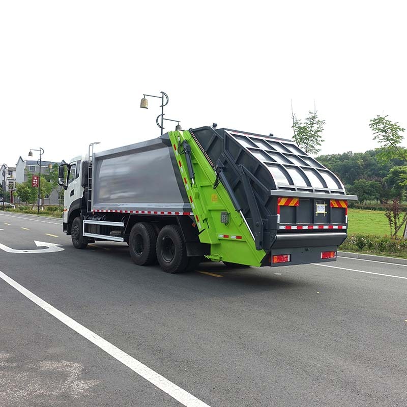 Dongfeng 6×4 20cbm компрессионный мусоровоз Dongfeng 6×4 20cbm компрессионный мусоровоз
