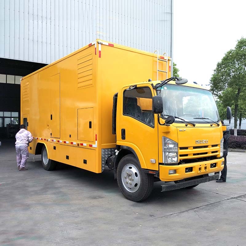 Isuzu 150KW спасательный автомобиль Грузовик с электропитанием Isuzu 150KW спасательный автомобиль Грузовик с электропитанием