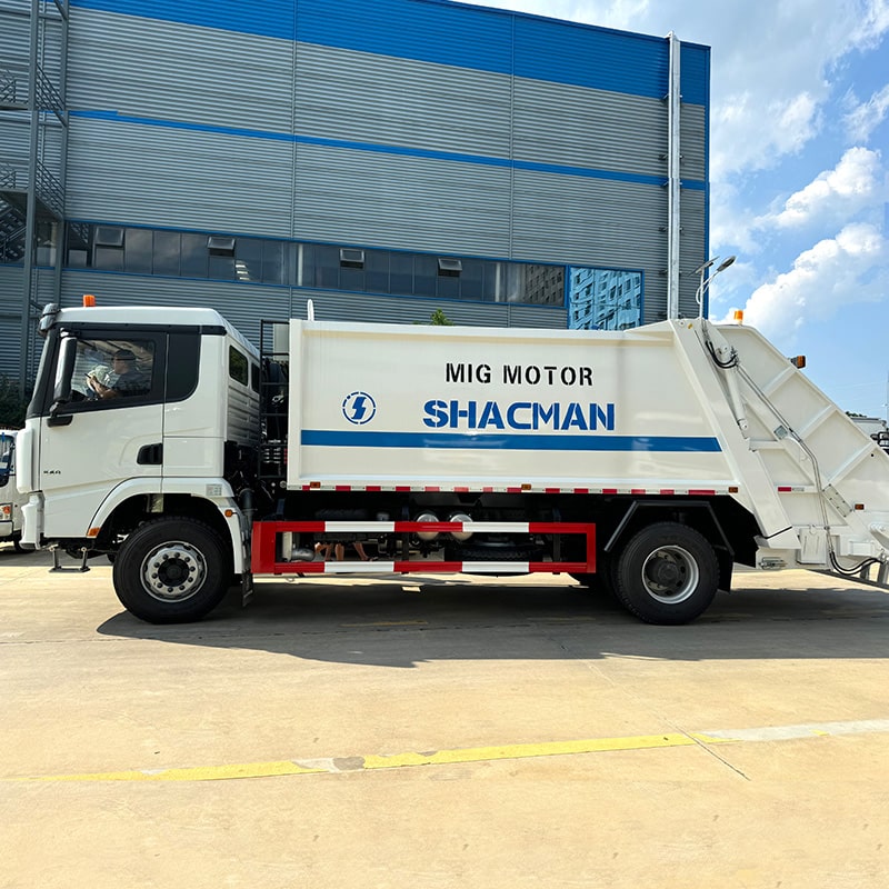 Экспортный мусоровоз Shacman 16CBM для продажи Экспортный мусоровоз Shacman 16CBM для продажи