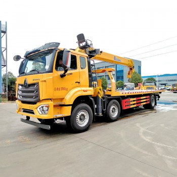 Howo 6x2 12 тонн эвакуатор бортовая платформа