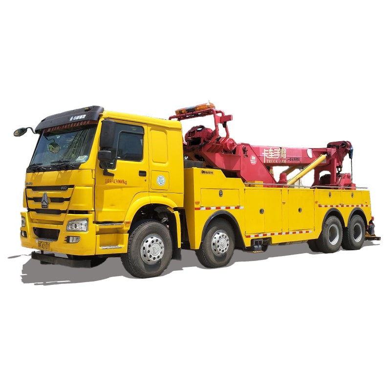 SINOTRUK 80 ton dragging towing heavy duty wrecker truck SINOTRUK 80 ton dragging towing heavy duty wrecker truck