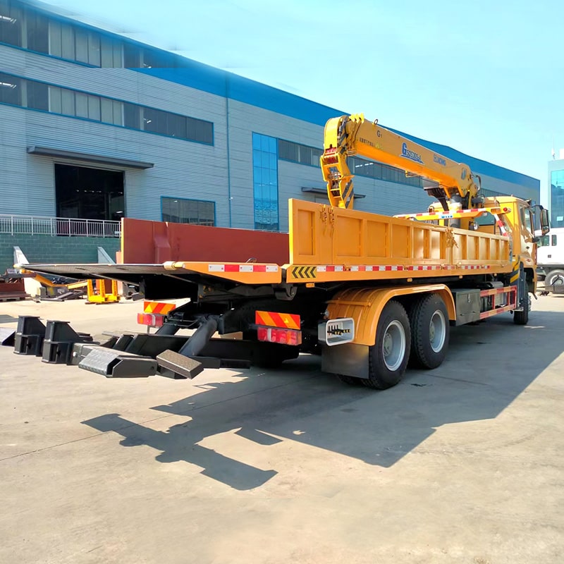 HOWO 6*4 задний двухосный эвакуатор с 12-тонным краном HOWO 6*4 задний двухосный эвакуатор с 12-тонным краном