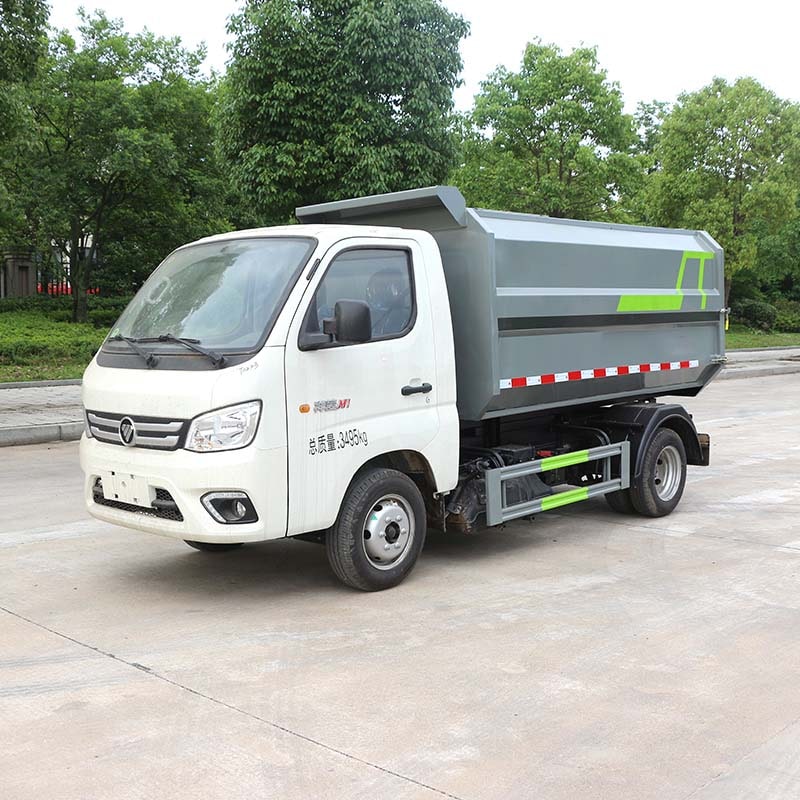 Foton 5 кубический автоматизированный мусоровоз с боковой загрузкой Foton 5 кубический автоматизированный мусоровоз с боковой загрузкой