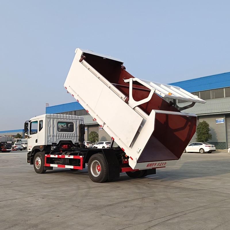 Collecteur de déchets à compression Dongfeng 4*2 Collecteur de déchets à compression Dongfeng 4*2