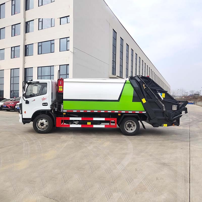 Dongfeng 6ton 9cbm Прессованный мусоровоз Dongfeng 6ton 9cbm Прессованный мусоровоз