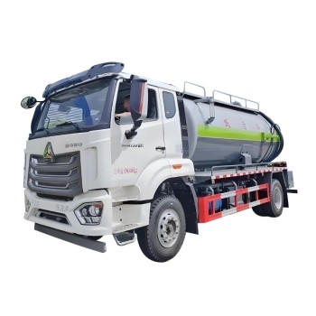 Howo 220HP 12CBM Sewage Suction Truck Vacuum Spetic for Sale
