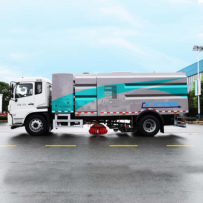 DongFeng 18ton Pure Electric Road Street Sweeper Truck DongFeng 18ton Pure Electric Road Street Sweeper Truck
