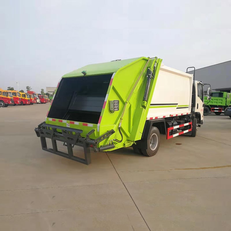 Camion à ordures compressées SHACMAN 7 m3 Camion à ordures compressées SHACMAN 7 m3