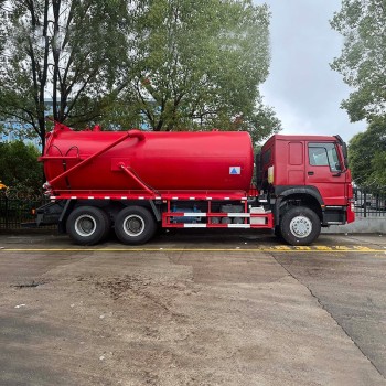 HOWO 22 cubic drainage jetting vacuum sewage suction truck