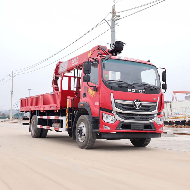 شاحنة رافعة مثبتة بذراع مستقيمة FOTON 4*2 شاحنة رافعة مثبتة بذراع مستقيمة FOTON 4*2