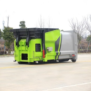 8cbm mobile hook arm compressed garabge truck