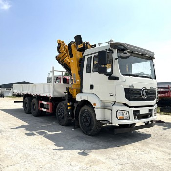 Camion-grue pliable Shacman Heavy Duty 8x4 16 tonnes