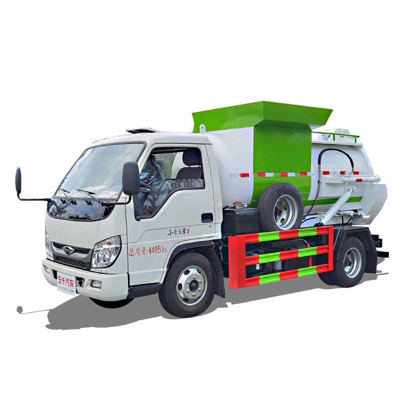 Китайский Foton 4*2 4 куб.м. кухонный мусоровоз Китайский Foton 4*2 4 куб.м. кухонный мусоровоз