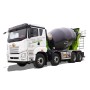 FAW top ranking 8*4 10 m3 cement mixer pump truck