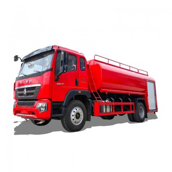 SINOTRUK new or used 10cbm water tank fire fighting truck
